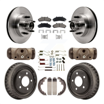 [Avant + Arrière] Kit de Disque et plaquette (céramique) de frein pour Ford Ranger Mazda B2500 B3000 B4000 avec 9" Diameter K8C-102969 par Transit Auto