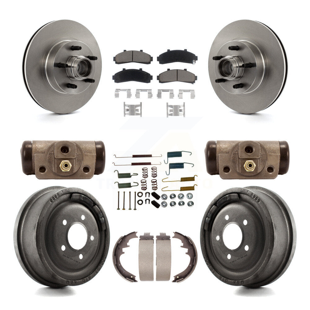 [Avant + Arrière] Kit de Disque et plaquette (céramique) de frein pour Ford Ranger avec 10" Diameter K8C-102972