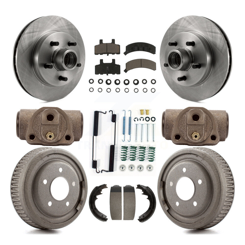 [Avant + Arrière] Kit de Disque et plaquette (céramique) de frein pour 1997 Chevrolet C1500 Suburban GAS engine avec 10" Diameter K8C-102976