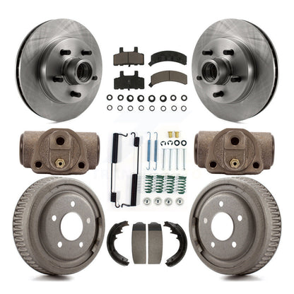 [Avant + Arrière] Kit de Disque et plaquette (céramique) de frein pour 1997 Chevrolet C1500 Suburban GAS engine avec 10" Diameter K8C-102976