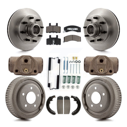 [Avant + Arrière] Kit de Disque et plaquette (céramique) de frein pour 1997 Chevrolet C1500 Suburban DIESEL engine avec 10" Diameter K8C-102977