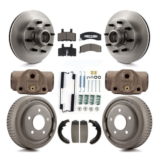[Avant + Arrière] Kit de Disque et plaquette (céramique) de frein pour 1997 Chevrolet C1500 Suburban DIESEL engine avec 10" Diameter K8C-102977