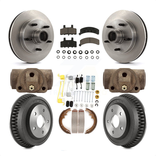 [Avant + Arrière] Kit de Disque et plaquette (céramique) de frein pour 1994-1999 Dodge Ram 1500 RWD K8C-102978 par Transit Auto