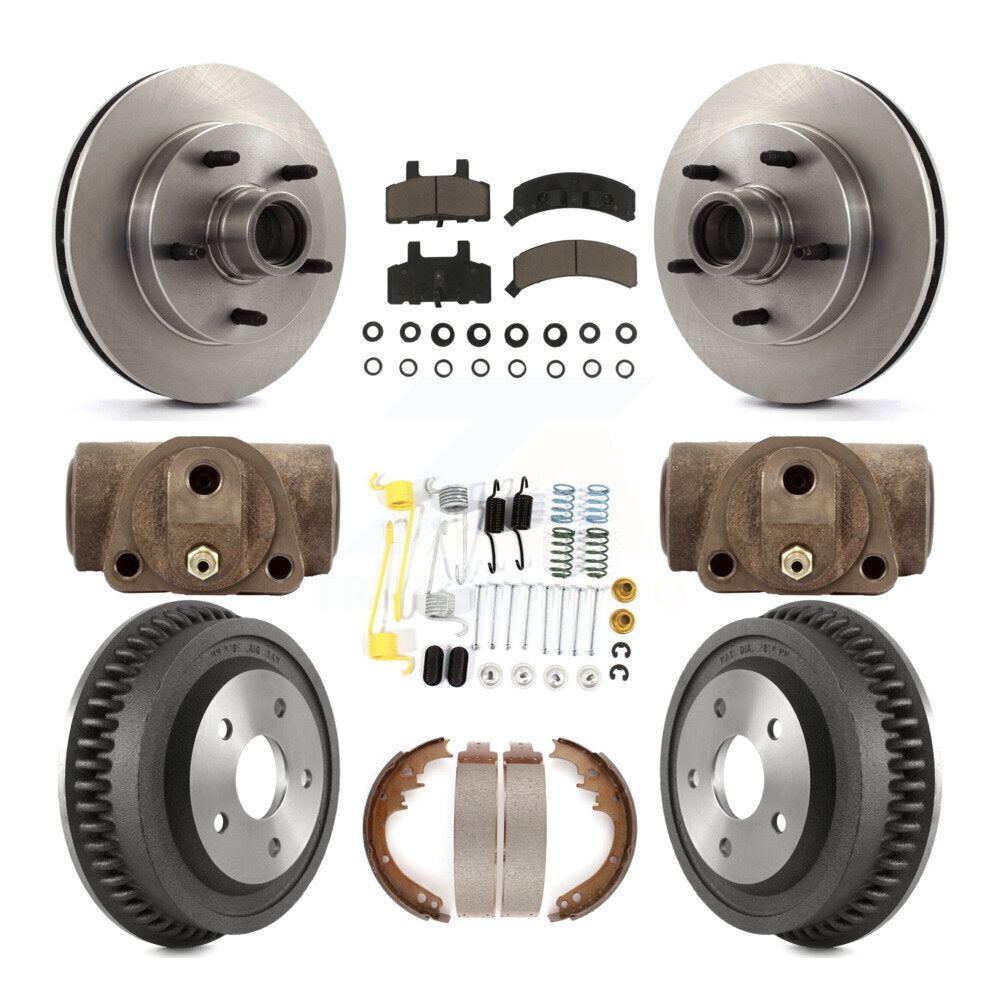[Avant + Arrière] Kit de Disque et plaquette (céramique) de frein pour 1994-1999 Dodge Ram 1500 RWD K8C-102978