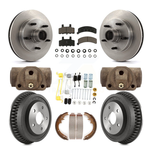 [Avant + Arrière] Kit de Disque et plaquette (céramique) de frein pour 1994-1999 Dodge Ram 1500 RWD K8C-102978