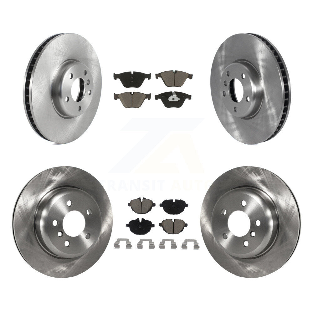 [Avant + Arrière] Kit de Disque et plaquette (céramique) de frein pour 2011-2013 BMW 535i avec 330mm Diameter Rotor K8C-102981