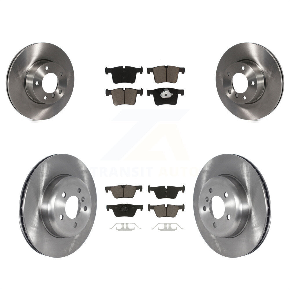 [Avant + Arrière] Kit de Disque et plaquette (céramique) de frein pour 2016 BMW 328i GT xDrive avec Blue Painted Calipers K8C-103001 par Transit Auto