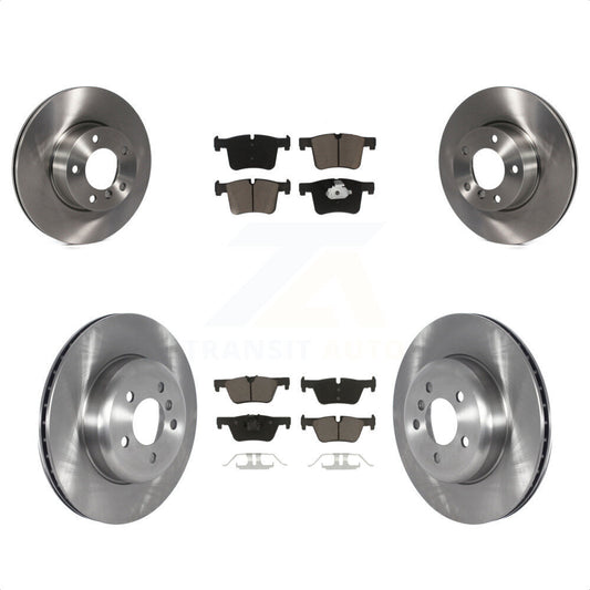 [Avant + Arrière] Kit de Disque et plaquette (céramique) de frein pour 2016 BMW 328i GT xDrive avec Blue Painted Calipers K8C-103001 par Transit Auto