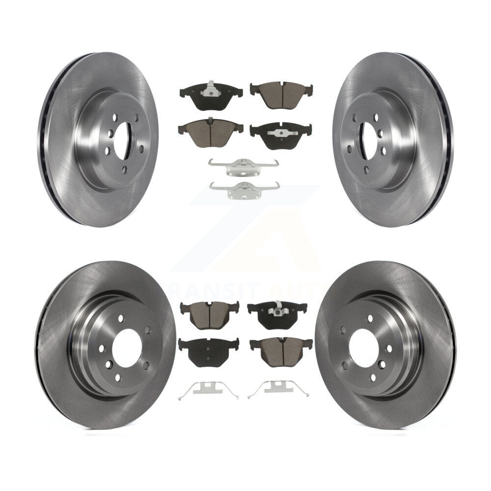 [Avant + Arrière] Kit de Disque et plaquette (céramique) de frein pour 2012 BMW 335i Convertible Coupe avec Blue Painted Calipers K8C-103006