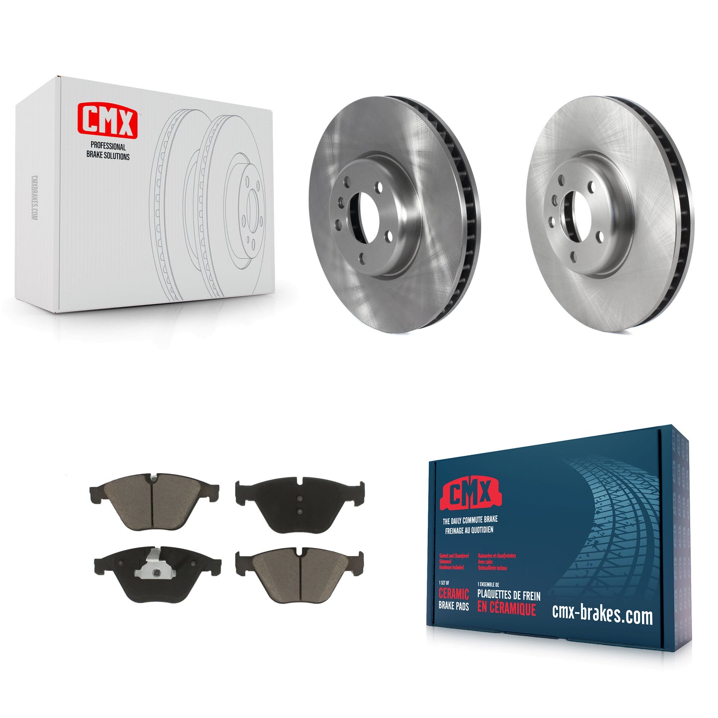 [Avant] Kit de Disque et plaquette (céramique) de frein pour 2011-2013 BMW 535i K8C-103011