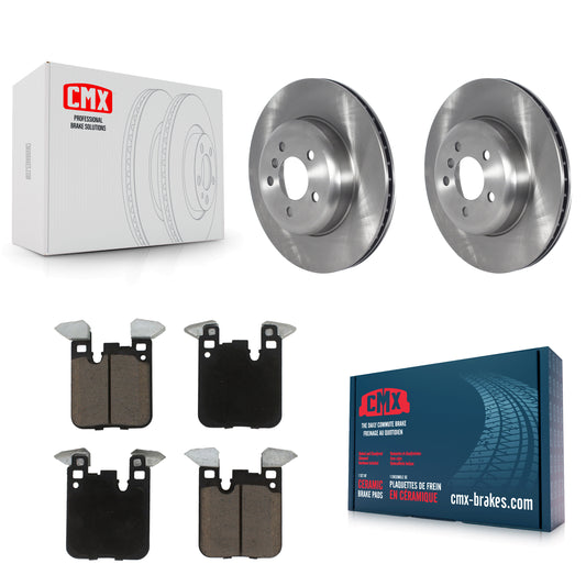[Arrière] Kit de Disque et plaquette (céramique) de frein pour BMW 328i xDrive 330i 430i Gran Coupe 428i 335i 435i GT 340i 328d 440i avec Blue Painted Calipers K8C-103015