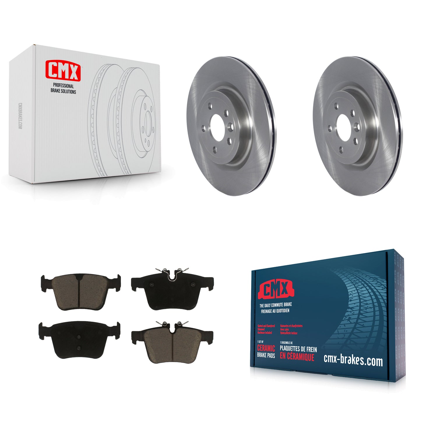 [Arrière] Kit de Disque et plaquette (céramique) de frein pour Land Rover Jaguar F-Pace Range Velar Discovery Sport K8C-103018