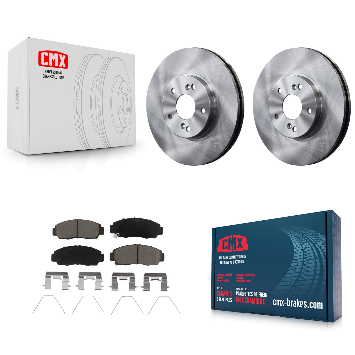 [Avant] Kit de Disque et plaquette (céramique) de frein pour Honda Accord Acura TSX K8C-103023