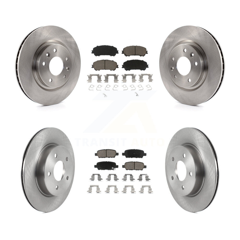 [Avant + Arrière] Kit de Disque et plaquette (céramique) de frein pour 2019 Nissan Rogue Sport Qashqai avec Manual Parking SL K8C-103039