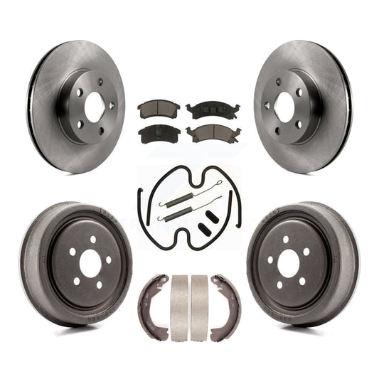 [Avant + Arrière] Kit de Disque et plaquette (céramique) de frein pour 2003 Chevrolet Cavalier avec 225mm x 45mm taille K8C-103059