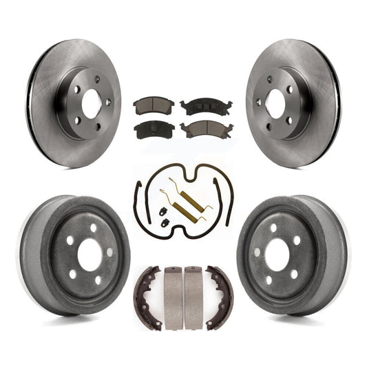 [Avant + Arrière] Kit de Disque et plaquette (céramique) de frein pour 1996-1998 Pontiac Sunfire Except Vehicles Built USA Market K8C-103060
