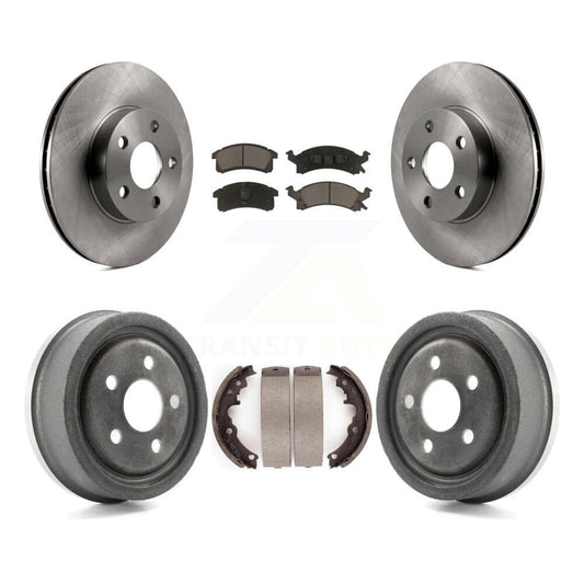 [Avant + Arrière] Kit de Disque et plaquette (céramique) de frein pour Pontiac Sunfire Chevrolet Grand Am Buick Skylark Corsica Cavalier Oldsmobile Achieva Beretta Sunbird Cutlass Calais K8C-103072