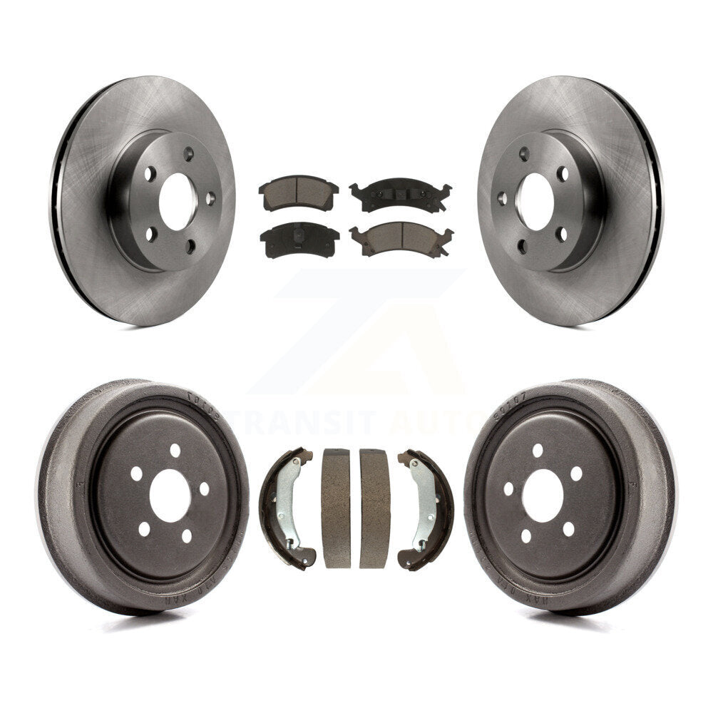 [Avant + Arrière] Kit de Disque et plaquette (céramique) de frein pour 2003-2005 Chevrolet Cavalier Pontiac Sunfire K8C-103073