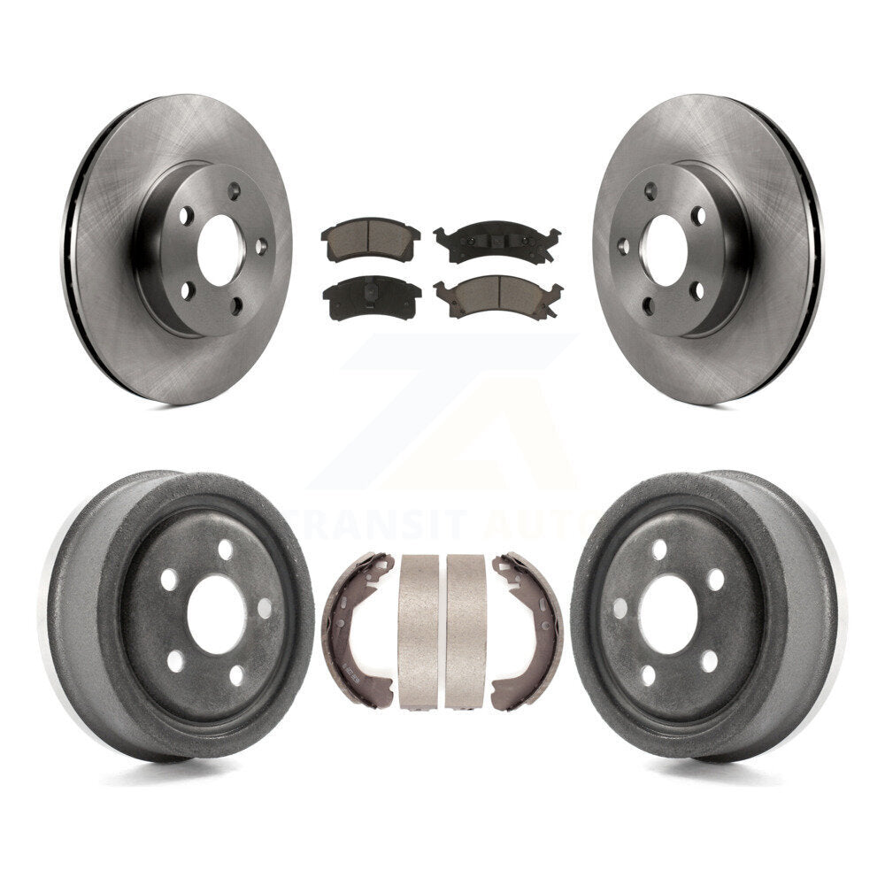 [Avant + Arrière] Kit de Disque et plaquette (céramique) de frein pour 1992-1993 Chevrolet Beretta Except Vehicles Built USA Market K8C-103074