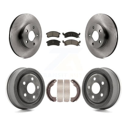 [Avant + Arrière] Kit de Disque et plaquette (céramique) de frein pour 1992-1993 Chevrolet Beretta Except Vehicles Built USA Market K8C-103074