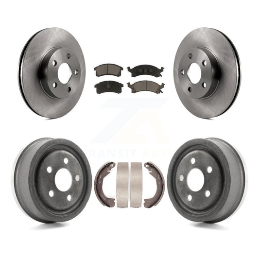 [Avant + Arrière] Kit de Disque et plaquette (céramique) de frein pour 1992-1993 Chevrolet Beretta Except Vehicles Built USA Market K8C-103074