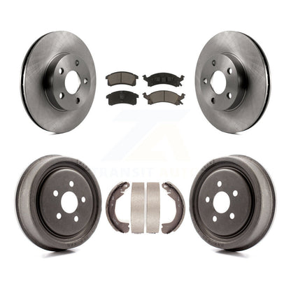 [Avant + Arrière] Kit de Disque et plaquette (céramique) de frein pour 2003 Chevrolet Cavalier avec 225mm x 45mm taille K8C-103075