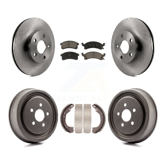 [Avant + Arrière] Kit de Disque et plaquette (céramique) de frein pour 2003 Chevrolet Cavalier avec 225mm x 45mm taille K8C-103075