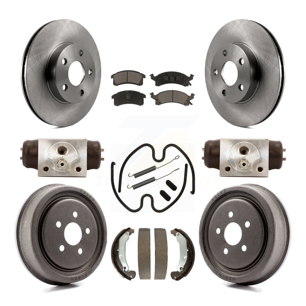 [Avant + Arrière] Kit de Disque et plaquette (céramique) de frein pour 2003-2005 Chevrolet Cavalier Pontiac Sunfire K8C-103077