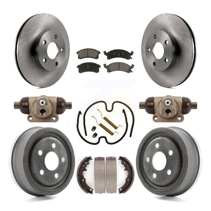 [Avant + Arrière] Kit de Disque et plaquette (céramique) de frein pour 1996-1998 Pontiac Sunfire Except Vehicles Built USA Market K8C-103079