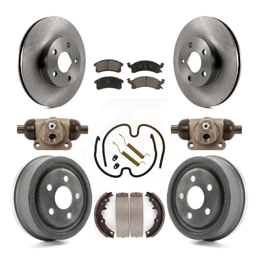 [Avant + Arrière] Kit de Disque et plaquette (céramique) de frein pour 1996-1998 Pontiac Sunfire Except Vehicles Built USA Market K8C-103079