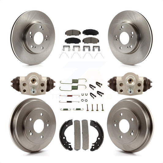 [Avant + Arrière] Kit de Disque et plaquette (céramique) de frein pour 2013 Honda Civic Natural Gas K8C-103080 par Transit Auto