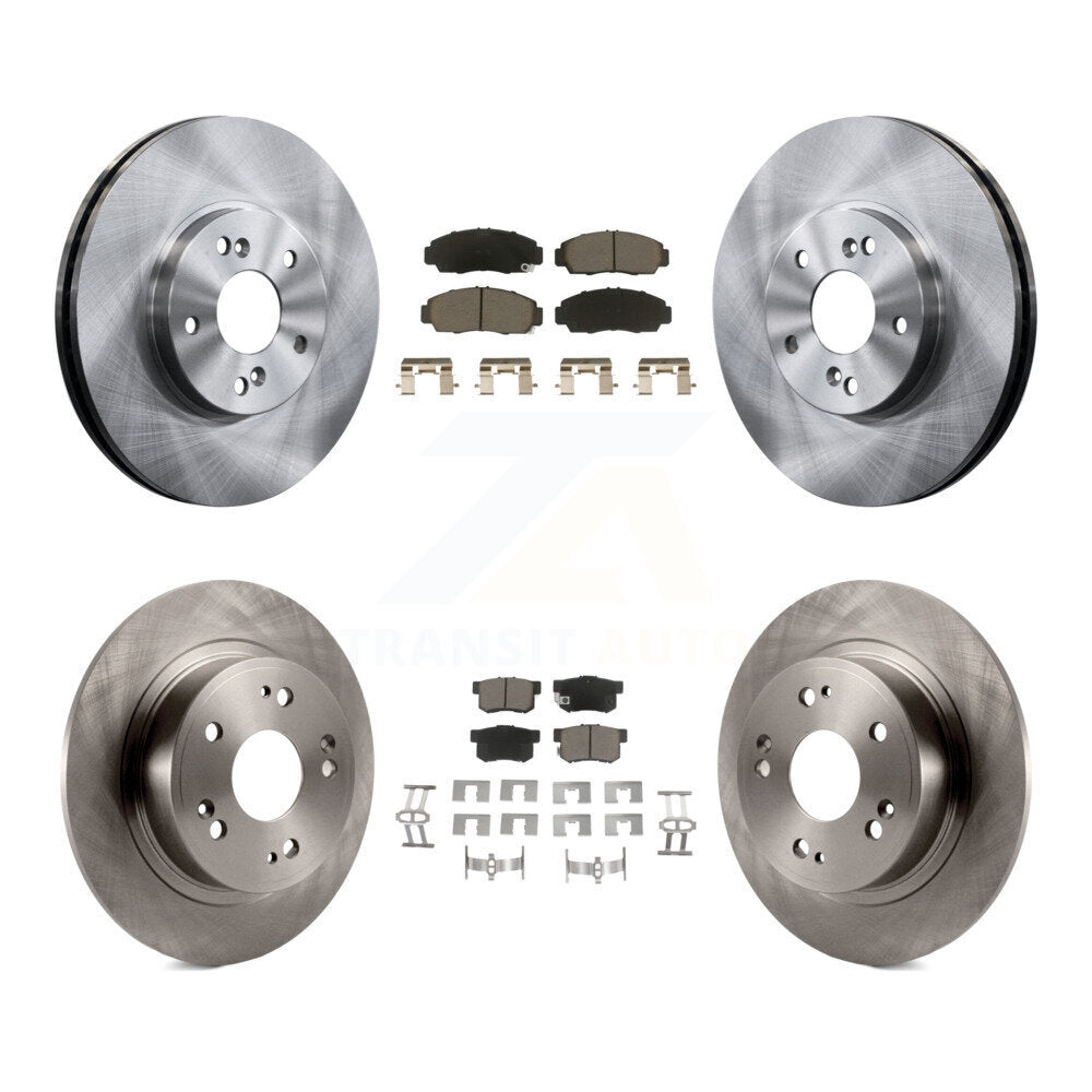 [Avant + Arrière] Kit de Disque et plaquette (céramique) de frein pour 2006-2007 Honda Accord Hybrid avec 3.0L K8C-103136