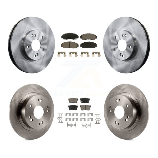 [Avant + Arrière] Kit de Disque et plaquette (céramique) de frein pour 2006-2007 Honda Accord Hybrid avec 3.0L K8C-103136
