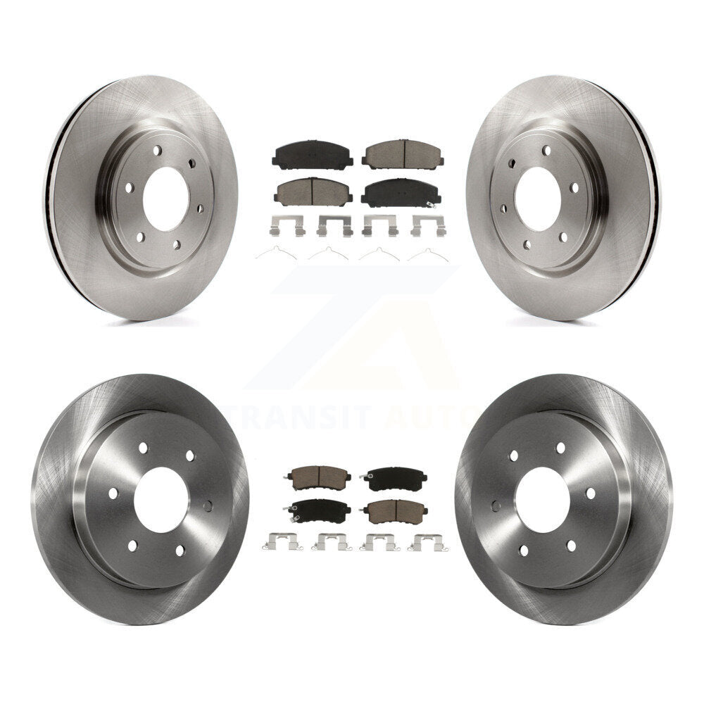 [Avant et Arrière] Disque et plaquette de frein pour 2017-2019 Nissan Armada With Solid Rotor K8C-103175