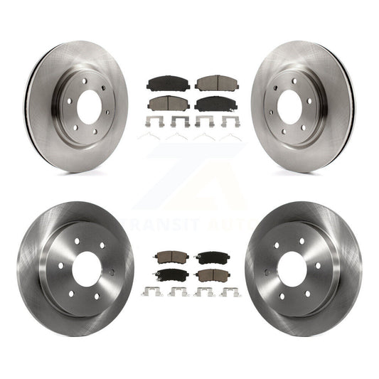 [Avant et Arrière] Disque et plaquette de frein pour 2017-2019 Nissan Armada With Solid Rotor K8C-103175