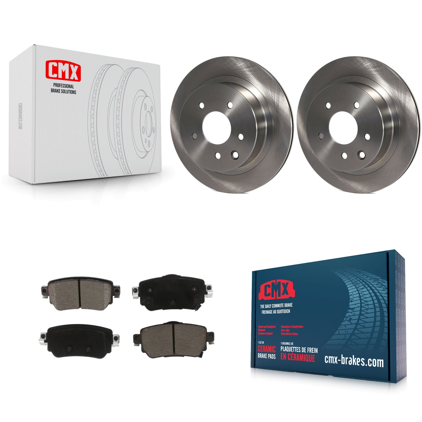 [Arrière] Disque et plaquette de frein pour 19 Nissan Rogue Sport S With Electric Parking K8C-103198