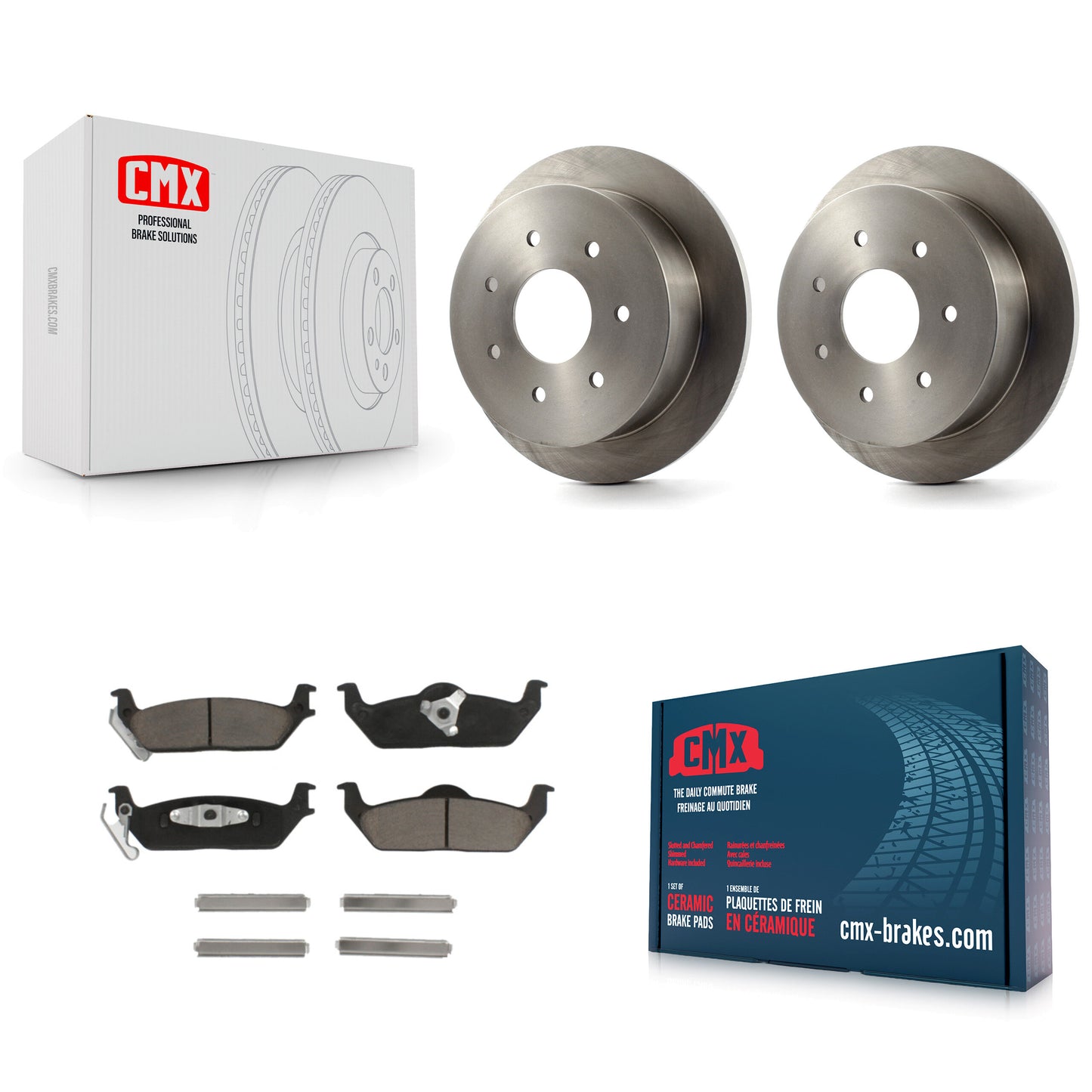 [Arrière] Disque et plaquette de frein pour Ford F-150 With Solid 7 Lug Wheels K8C-103200
