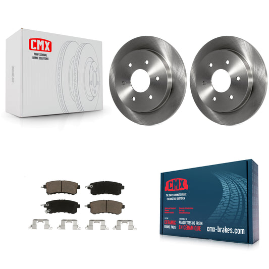 [Arrière] Disque et plaquette de frein pour 2017-2019 Nissan Armada With Solid Rotor K8C-103204