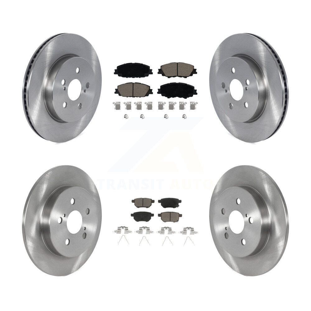 [Avant et Arrière] Disque et plaquette de frein pour Toyota Corolla 2.0L With Manual Parking K8C-103246