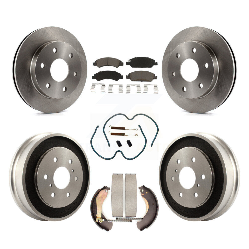 [Avant et Arrière] Disque et plaquette de frein pour 07 GMC Sierra 1500 Disc rear brakes K8C-103319