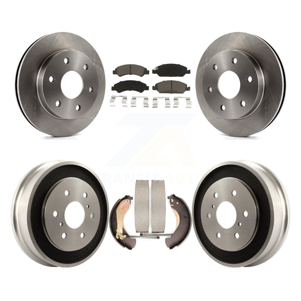 [Avant et Arrière] Disque et plaquette de frein pour 2007 GMC Sierra 1500 Disc rear brakes K8C-103324