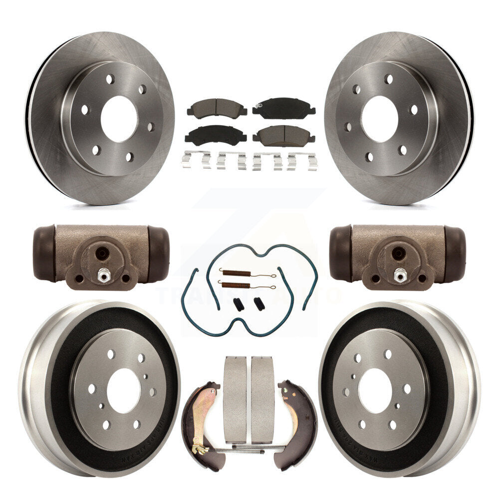 [Avant et Arrière] Disque et plaquette de frein pour 07 GMC Sierra 1500 With 7000 Lb GVW K8C-103328
