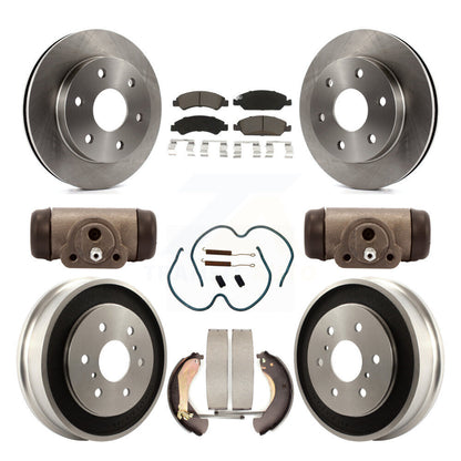 [Avant et Arrière] Disque et plaquette de frein pour 07 GMC Sierra 1500 With 7000 Lb GVW K8C-103328