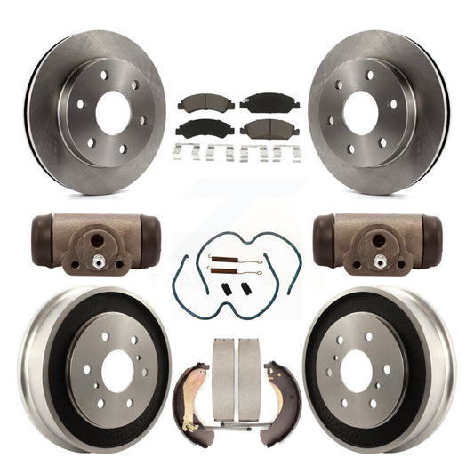 [Avant et Arrière] Disque et plaquette de frein pour 07 GMC Sierra 1500 With 7000 Lb GVW K8C-103328