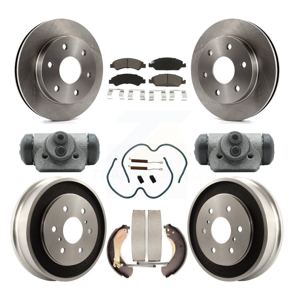 [Avant et Arrière] Disque et plaquette de frein pour 07 GMC Sierra 1500 With 6400 Lb GVW K8C-103329