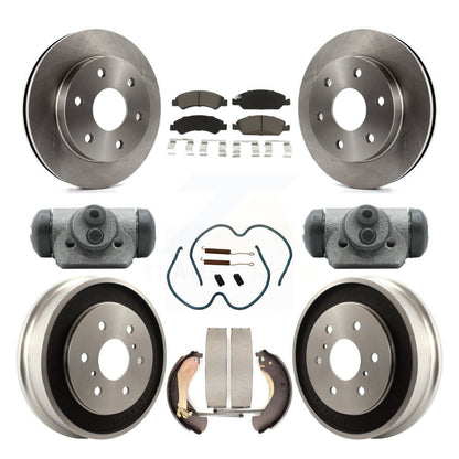 [Avant et Arrière] Disque et plaquette de frein pour 07 GMC Sierra 1500 With 6400 Lb GVW K8C-103329