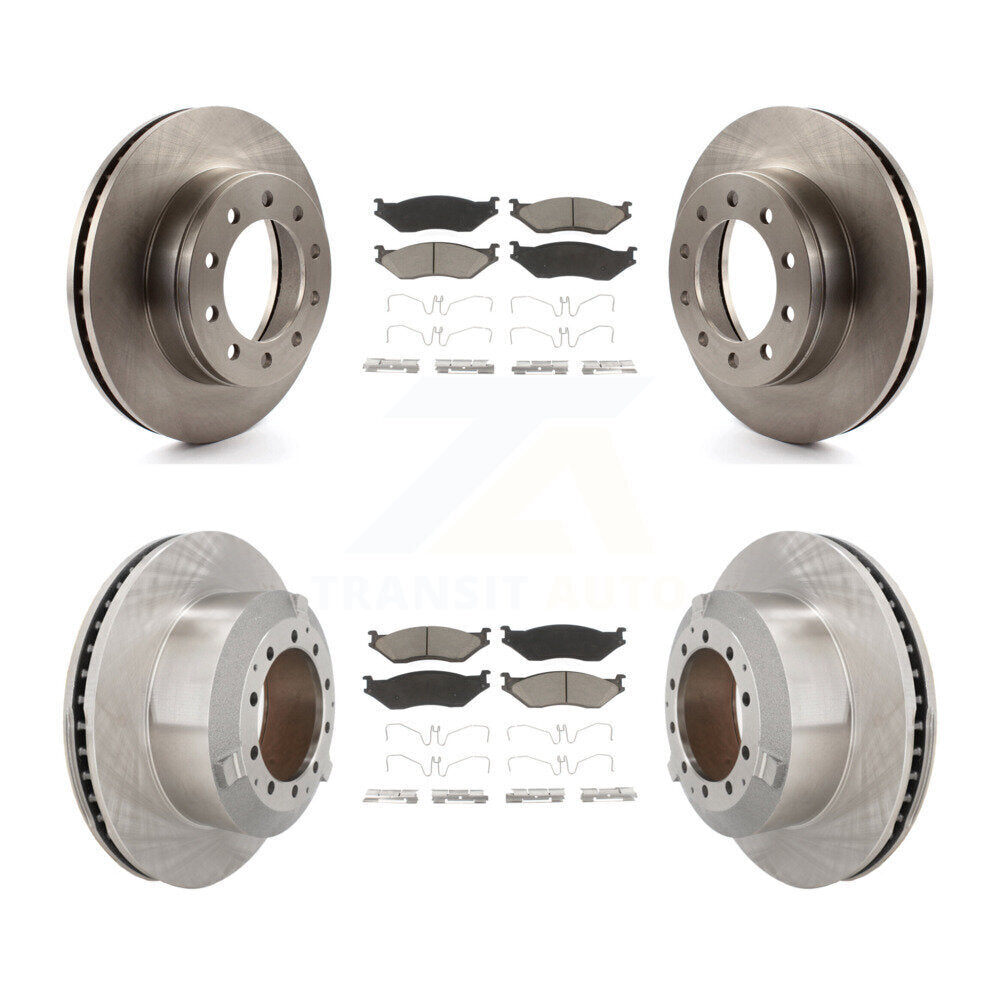 [Avant et Arrière] Disque et plaquette de frein pour Ford F-450 Super Duty F-550 International K8C-103337