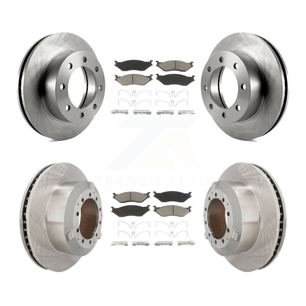[Avant et Arrière] Disque et plaquette de frein pour 05-09 Ford F-450 Super Duty With 8 Lug Wheels K8C-103342