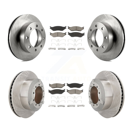 [Avant et Arrière] Disque et plaquette de frein pour 05-09 Ford F-450 Super Duty With 8 Lug Wheels K8C-103342