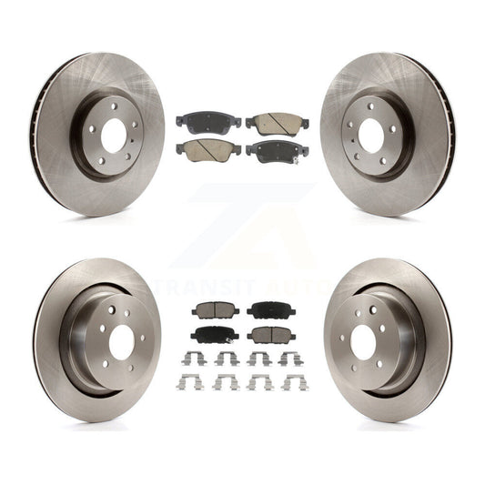 [Avant et Arrière] Disque et plaquette de frein pour INFINITI G35 Q60 With Single Piston Caliper K8C-103418